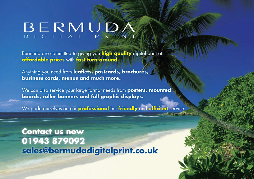 Bermuda Digital Print
